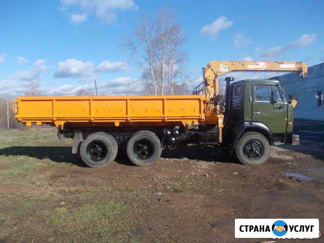 Кран-манипулятор, Камаз, самосвал Глазов - изображение 1