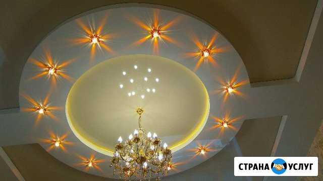 Натяжные Потолки любой сложности, а также тканевые Ржев - изображение 1