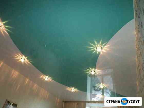 Комбинированный натяжной потолок Златоуст