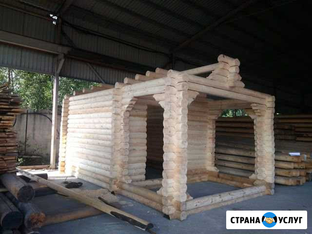Строительство из оцилиндрованного бревна Ангарск - изображение 1