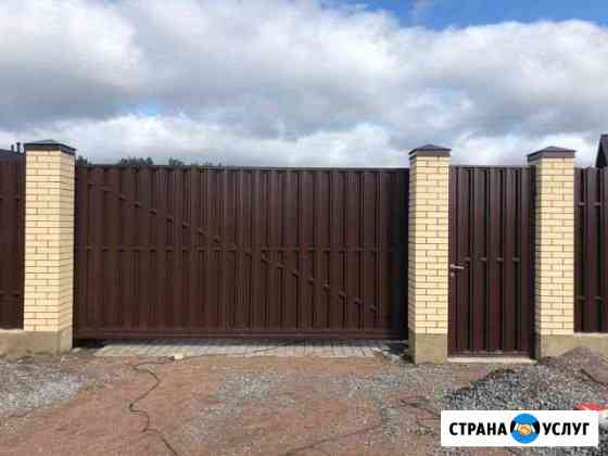 Откатные ворота под ключ Кировск