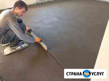 Полусухая стяжка пола Динская