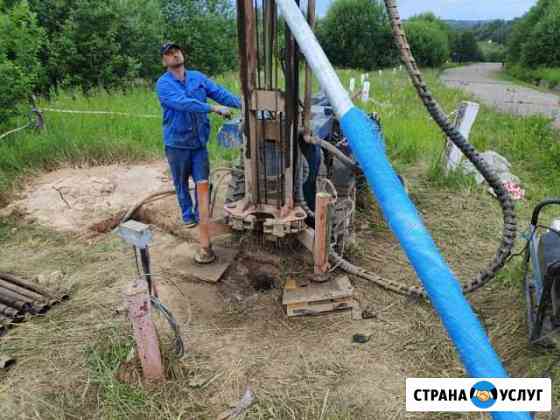 Бурение скважин малогабаритной установкой в трудно Троицк