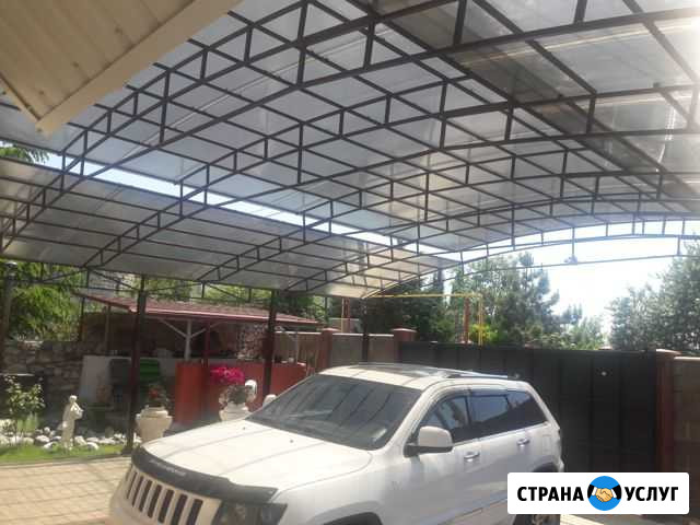 Навесы из поликарбоната,профнастила Севастополь - изображение 1
