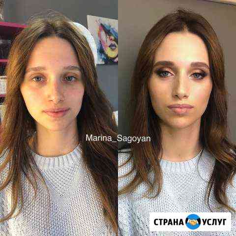 Макияж и прическа с выездом на дом Сочи