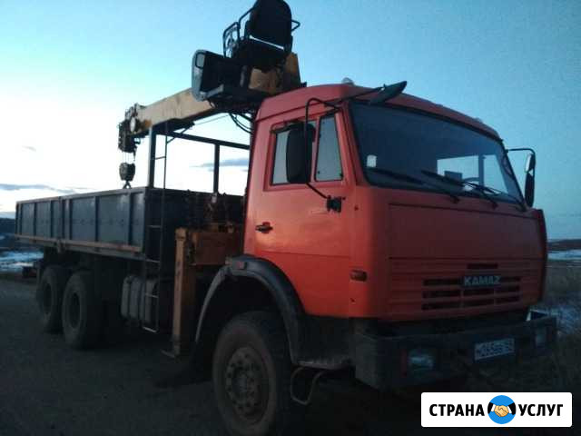 Камаз вездеход с манипулятором 7т автовышка Сарапул - изображение 1