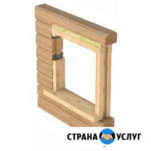 Обсада, окосячка из комеля сосны  в колоду Уфа