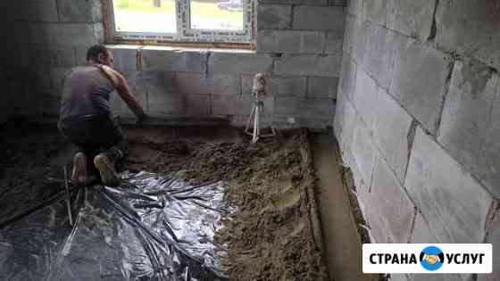 Полусухая стяжка пола за 1 день Электросталь