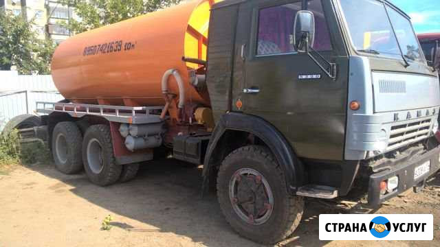 Ассенизатор. Откачка выгребных ям, септиков. 10 м3 Челябинск - изображение 1