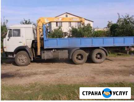 Услуги манипулятора камаз Нефтекамск - изображение 1