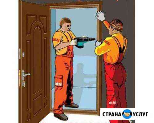 Установка дверей входных и межкомнатных Великие Луки
