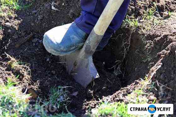 Копка лопатами, землекопы, земельные работы Самара