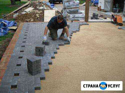 Укладка брусчатки под ключ Москва