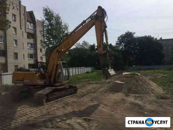 Услуги аренда гусеничного экскаватора Калининград