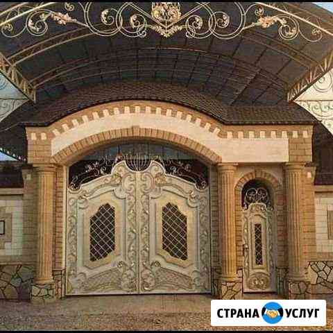 Кованые навесы из поликарбоната Курчалой