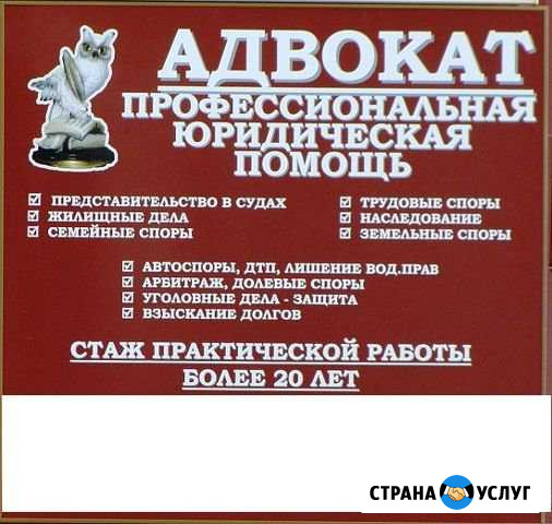 Адвокат профессиональная юридическая помощь Мценск - изображение 1