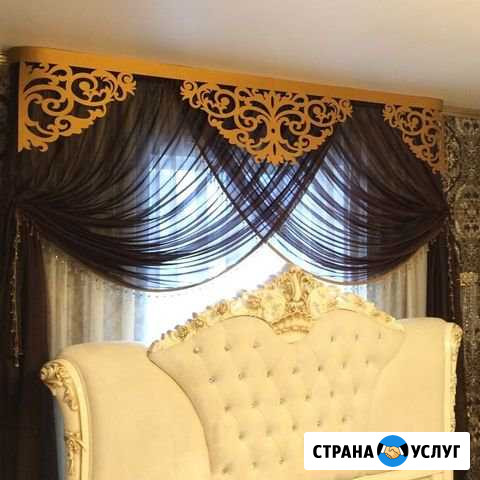 Ажурные ламбрекены. предметы интерьера. свадебные Белгород - изображение 1