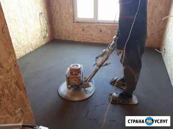 Стяжка полусухая механизированная со шлифованием Октябрьский