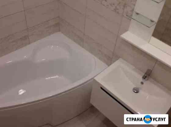 Шпаклевка, обои. Кафель. Ремонт квартир Челябинск