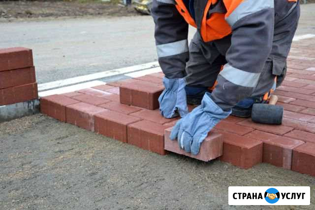 Укладка тротуарной плитки Спасск-Рязанский - изображение 1
