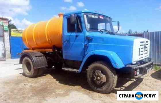 Откачка машины 5 и 10 кубов Владимир