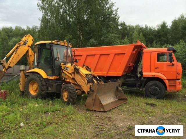Услуги экскаватора погрузчика JSB 3сх. Камаз Пенза - изображение 1
