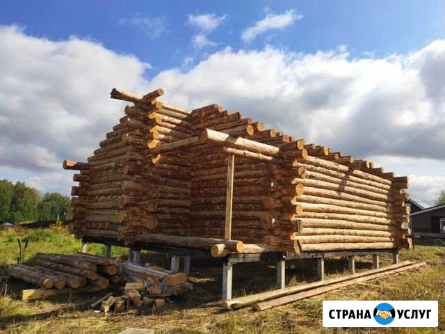 Ручная рубка сруба (дикая рубка) Буревестник - изображение 1