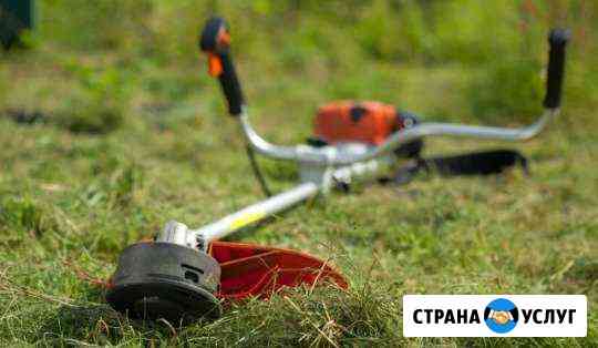 Покос травы и спил деревьев Новокубанск