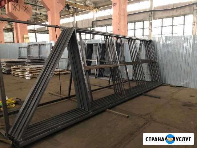 Каркас откатных ворот Красноярск - изображение 1