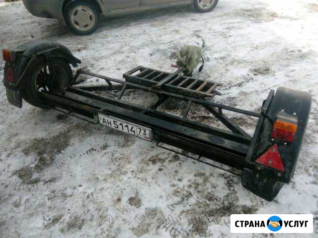 Прицеп подкат для перевозки авто, аренда Новоспасское - изображение 1