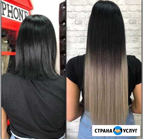 Наращивание, Снятие, капсулирование волос Сургут - изображение 1