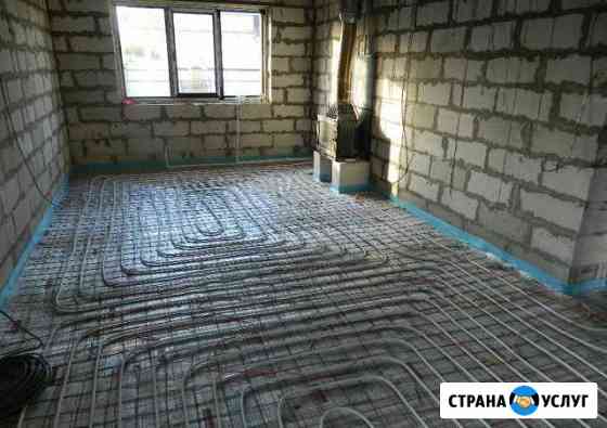 Отопление, водопровод, теплый пол, монтаж Краснодар