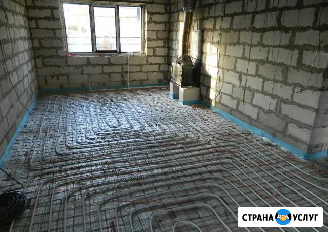 Отопление, водопровод, теплый пол, монтаж Краснодар - изображение 1