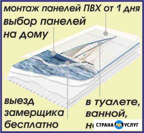 Монтаж панелей пвх (ванна, туалет, кухня) Дзержинск