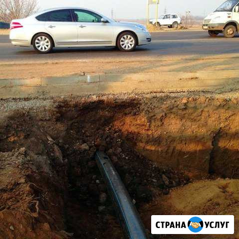 Гнб-гнп прокол трубы под дорогой Ундоры - изображение 1