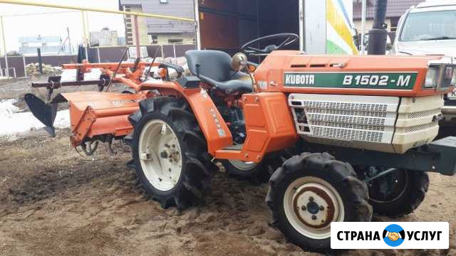 Вспашка земли подготовка под газон Заокский - изображение 1