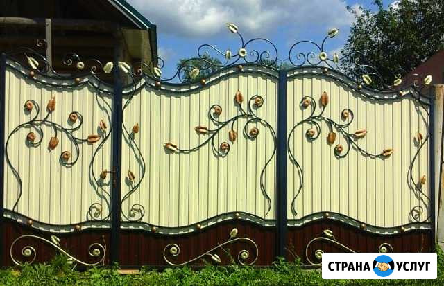 Кованые ворота, заборы, навесы и т.д Каракулино - изображение 1