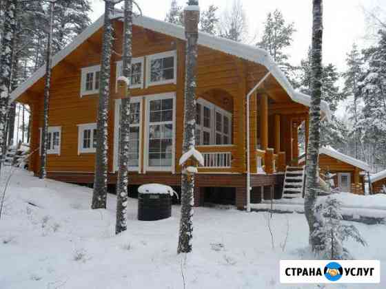 Срубы, деревянные дома, бани Санкт-Петербург