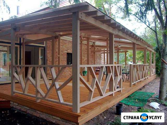 Террасы. Беседки, Бани. Кровля,Каркасные до Симферополь - изображение 1