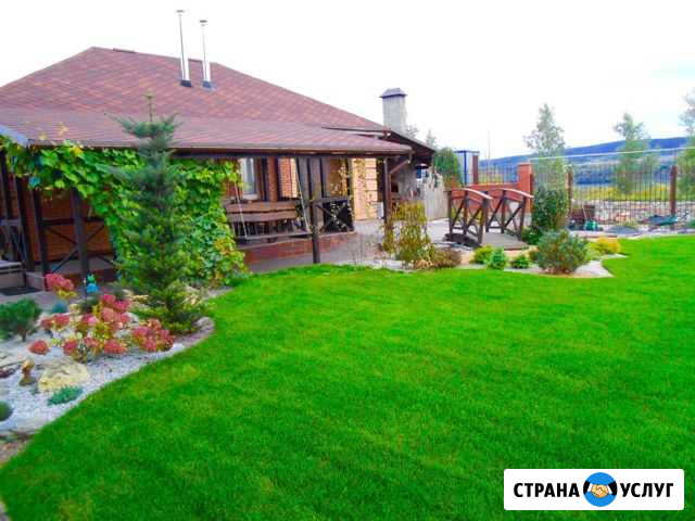 Озеленение, рулонный газон Самара - изображение 1