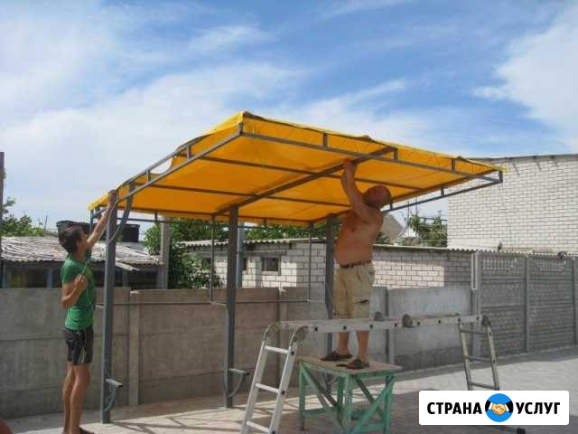Теневые навесы из тента Джубга кп - изображение 1