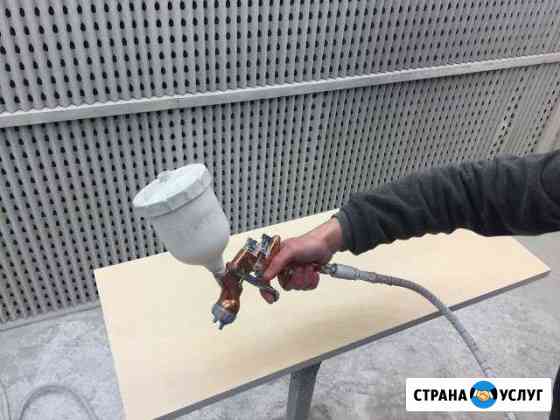 Покраска мдф, мебели, кухонных фасадов, массив Москва