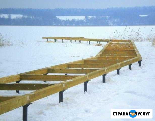 Установка свайновинтового фундамента для бань,саун Коломна - изображение 1