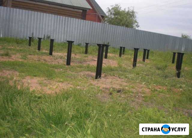 Фундамент на винтовых сваях Шаховская - изображение 1