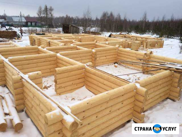 Срубы бань, домов, кровельные и отделочные работы Сокольское - изображение 1