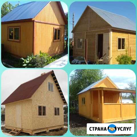 Домики, бани,туалеты, беседки, лестницы,двери,окна Сарапул - изображение 1