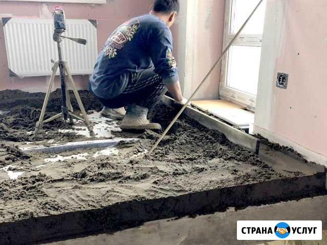 Полусухая стяжка пола Электросталь - изображение 1