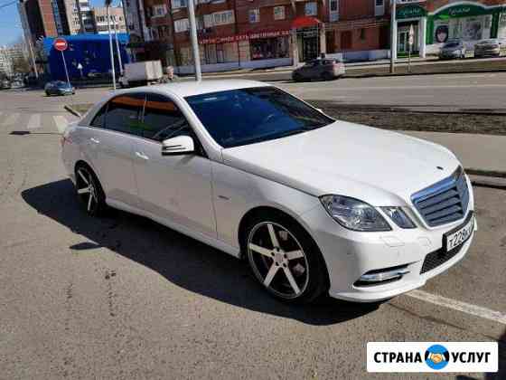 Мерседес аренда W212 белый на свадьбу Москва