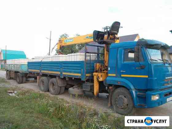 Услуги манипулятора, грузоперевозки до 25 тонн Тюмень