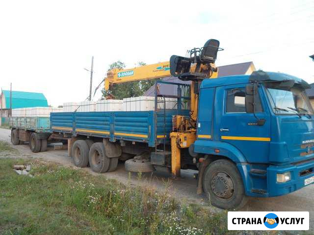 Услуги манипулятора, грузоперевозки до 25 тонн Тюмень - изображение 1